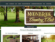 Tablet Screenshot of moonbrookcc.com